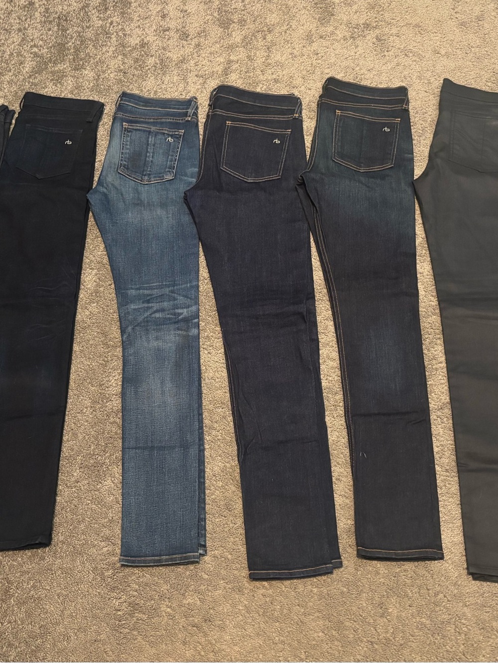Lot of Seven Pairs - rag & bone Skinny Jeans